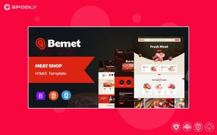 Bemet - Butcher & Meat Shop Template + RTL