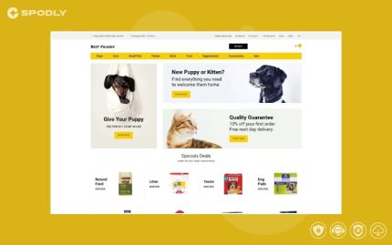 Best Friends - Pets Store Clean OpenCart Template