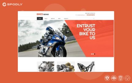 Bikes Repair – Motorcycles Repair & Service Responsive Clean HTML Website Template