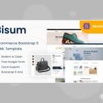 Bisum – eCommerce Bootstrap 5 HTML Template