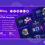 Bitsy - NFT Marketplace HTML Template Website Template