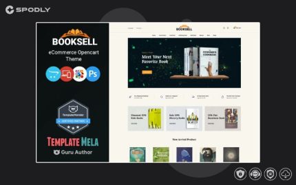 Booksell - Stationery and Books Store OpenCart Template