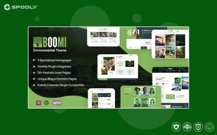 Boomi - Environment & Ecology WordPress Theme