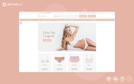 Bralette Lingerie OpenCart Template