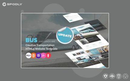 Bus and Coach Hire Website Template