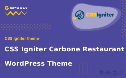 CSS Igniter Carbone Restaurant WordPress Theme