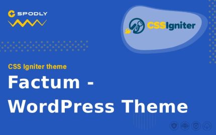 CSS Igniter - Factum - WordPress Theme