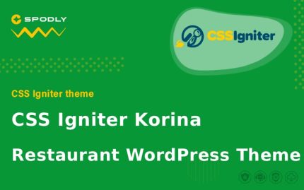 CSS Igniter Korina Restaurant WordPress Theme
