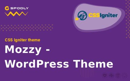 CSS Igniter - Mozzy - WordPress Theme
