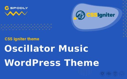 CSS Igniter Oscillator Music WordPress Theme
