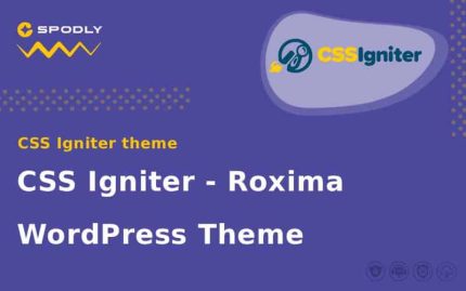 CSS Igniter - Roxima - WordPress Theme