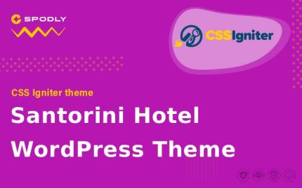 CSS Igniter Santorini Hotel WordPress Theme