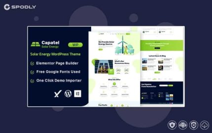 Capatel – Solar Energy WordPress Theme