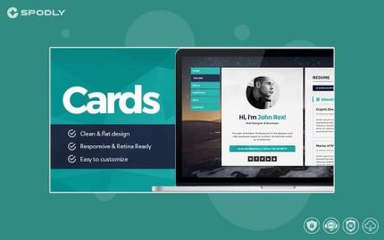 Cards - Resume & Portfolio WordPress Theme