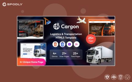 Cargon - Logistics, Cargo & Transportation HTML Template