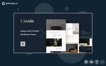 Cassio – AJAX Portfolio WordPress Theme