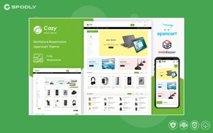 Cazy - The Shopping Mall OpenCart Template