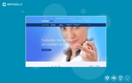 Contact Lens OpenCart Template