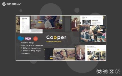 Cooper - Creative Responsive Personal Portfolio WordPress Theme