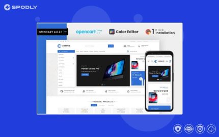 Cormite Electronics Store OpenCart Template