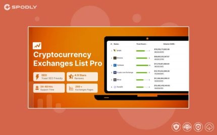 Cryptocurrency Exchanges List Pro - WordPress Plugin