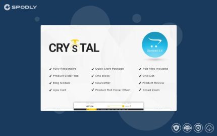 Crystal Jewelry Store OpenCart Template