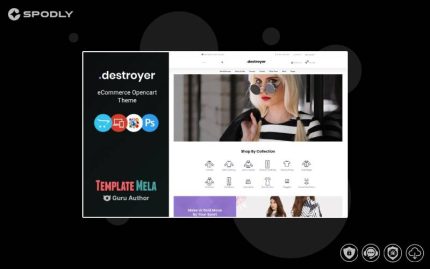 Destroyer - Fashion Store OpenCart Template