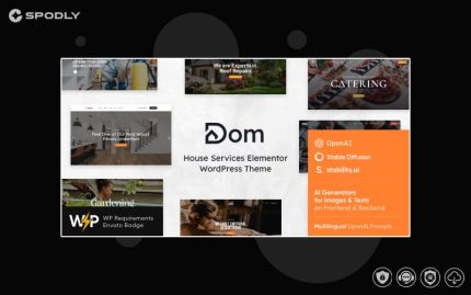 Dom - House Services Elementor WordPress Theme