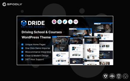 Dride – Driving School & Courses WordPress Theme