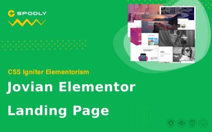 Elementorism Jovian Elementor Landing Page