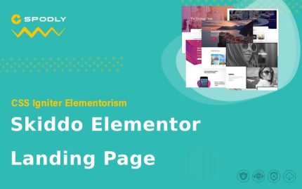 Elementorism Skiddo Elementor Landing Page