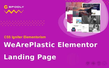 Elementorism WeArePlastic Elementor Landing Page
