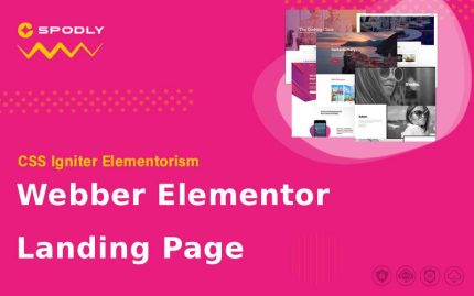 Elementorism Webber Elementor Landing Page