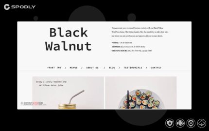 Elmastudio - Black Walnut - WordPress Theme