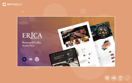 Erica - Restaurant & Coffee WordPress Theme