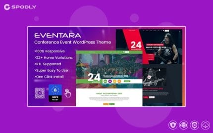 Eventara - Conference Event WordPress Theme