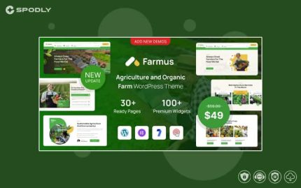 Farmus - Agriculture and Organic Farm WordPress Theme