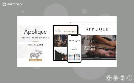 Fashion Blog Theme - Applique