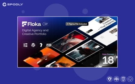 Floka - Digital Agency & Portfolio WordPress Theme