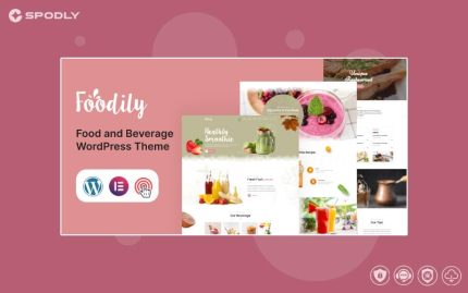 Foodily - Food and Beverage WordPress Theme