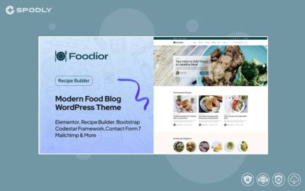 Foodior - Personal Food Blog WordPress Theme