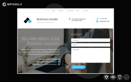 GretaThemes - Business Lander - WordPress Theme