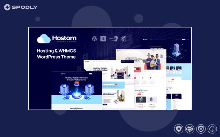 Hostom - Web Hosting & WHMCS WordPress Theme