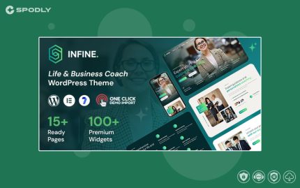 Infine - Business and Life Coach WordPress Theme
