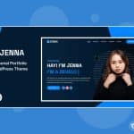 Jenna – Personal Portfolio WordPress Theme