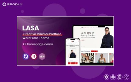 Lasa - Creative Minimal WooCommerce WordPress Theme