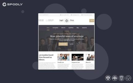 LegalPress PT - Business WordPress Theme