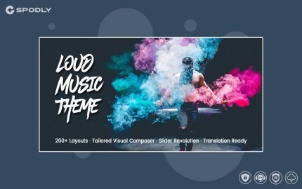 Loud - A Modern WordPress Theme for the Music Industry