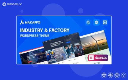 Makaffo Industry & Factory WordPress Theme