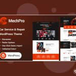 Mechpro – Car Service & Repair WordPress Theme